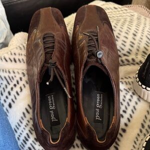 Paul Green Women’s Dark Brown Loafers